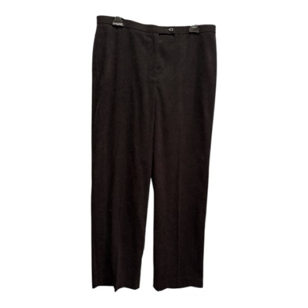 JM Collection Elegant Black Women's Pants size 12P soft Suede like material
